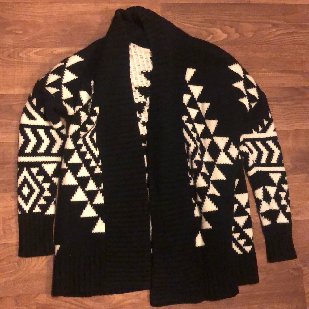 Express tribal print cardigan